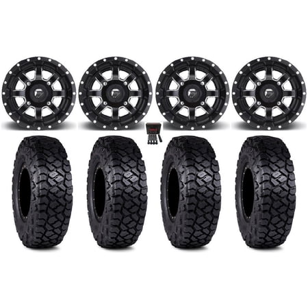 Fuel Maverick 15 Wheels Black 35 Intersect Tires Polaris RZR XP 1000 / PRO XP / Ranger XP 900/1000