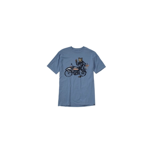 Camiseta Gráfica Quiksilver Roadtrip Azul Extragrande