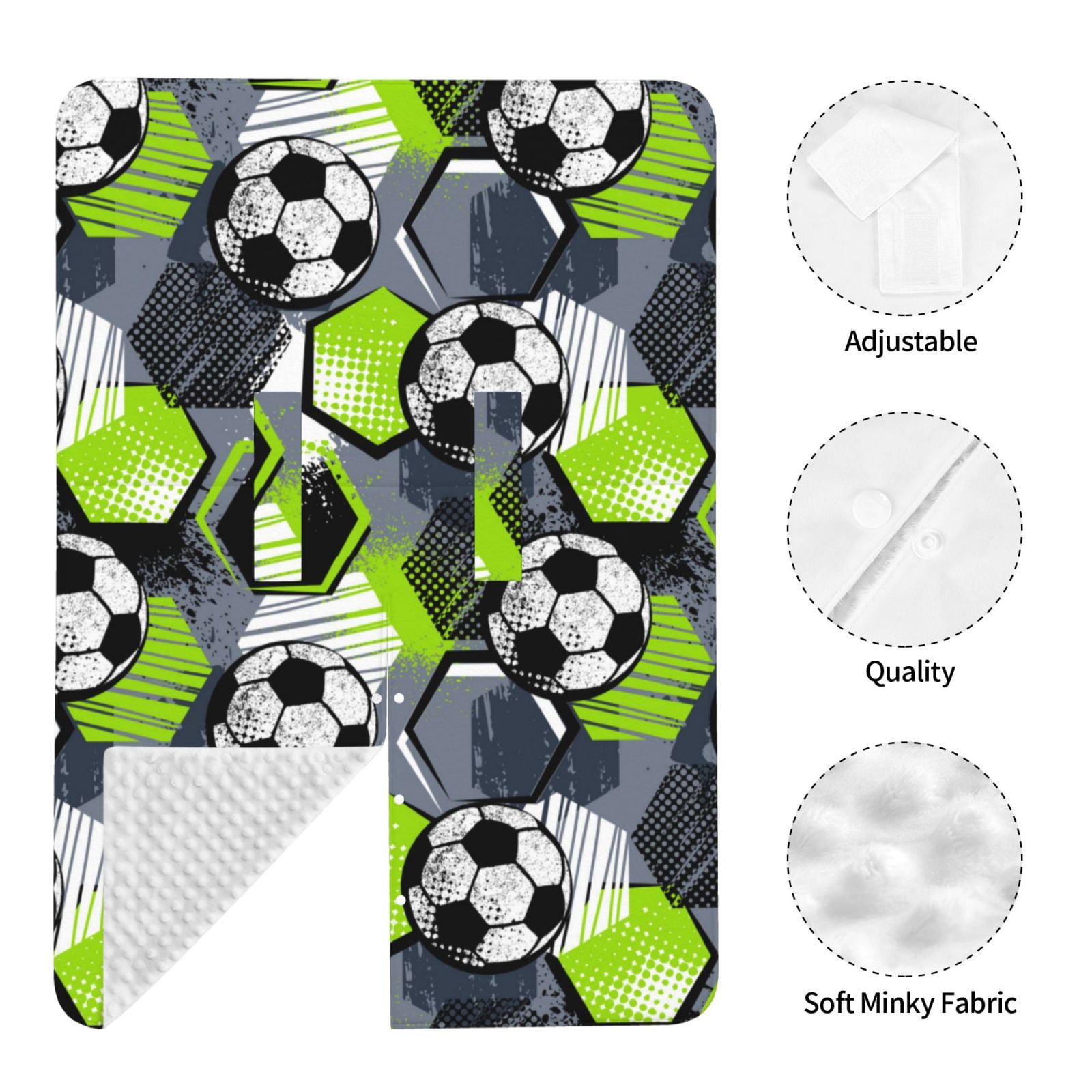 Naloa Football Baby Car Seat Cover, Breathable Baby Carrier Cover, Multiuse Baby Carrier Cover & Nursing Breastfeeding Cover