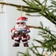 thumbnail image 3 of Adorno navideño de Papá Noel - Colgante acrílico de doble cara para coche, teléfono, bolso y decoración de árbol con cordón dorado, 3 of 3