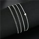 thumbnail image 4 of Sonducket Adjustable Beach Bracelets Wear-resistant Alloy Jewelry Foot Vintage Chains Double-Layered Chain Anklets for Girls Ropa, zapatos y accesorios Miscelánea Sonducket AP005751-00, 4 of 6