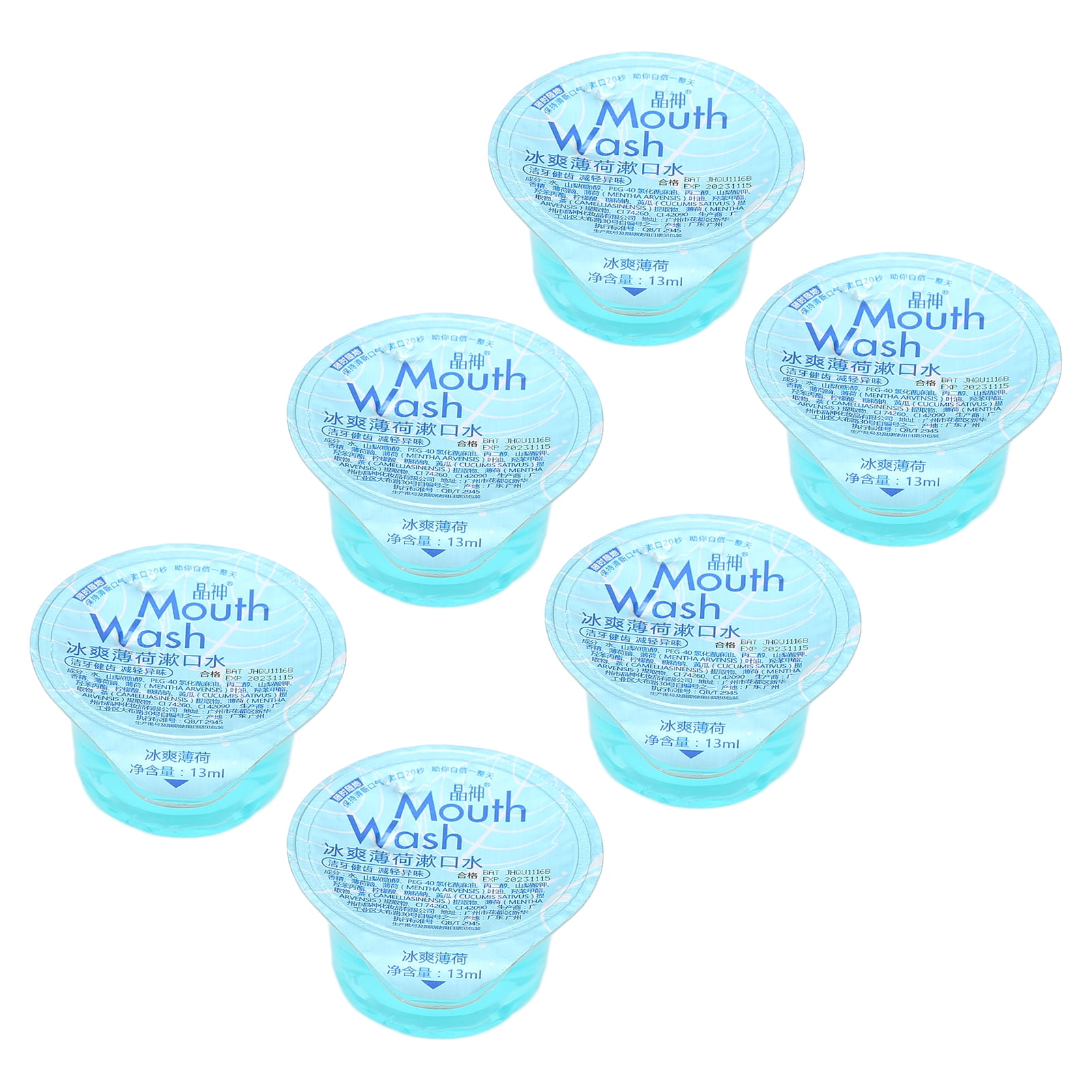 Travel Size Mouthwash, Mouth Independent Packaging Mint Flavored Plant