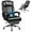 Black, variant on LEMBERI 400lbs Executive Office Chair with Foot Rest, Heavy Duty Big and Tall Desk Chair, Ergonomic High Back PU Leather Computer Chairs (Grey)