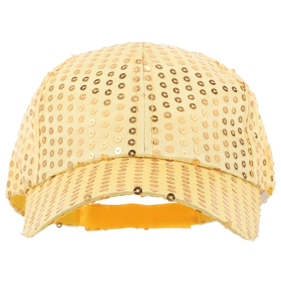 Raindrops Shiny Hat for Women Sequin Hat Golden 1Pcs