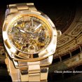 thumbnail image 2 of FORSINING Montres Mécaniques pour Hommes Squelette à Remontage Automatique Or Acier Inoxydable Étanche Montre-Bracelet pour Homme, 2 of 9