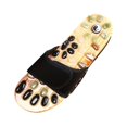 thumbnail image 2 of 2 uds zapatos de zapatilla de baño multiusos ajustable para el hogar salón playa 245mm negro Yinane Zapatillas de masaje de pies, 2 of 8