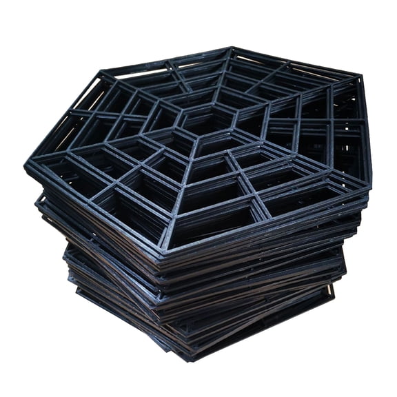 YWMJZEU 2x Plastic Fish Guard Grid Protective Guard Netting Lightweight Pond Protector Floating Net Cover