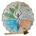 thumbnail image 1 of Tambor Chamánico, De Cuerda De Tambor De Música Chamán Materiales Ecológicos Tono De Graves Potenciado Para Meditación En El Hogar, 1 of 8