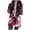 Light Pink, variant on Women's Halloween Cat Pumpkin Cardigan Long Sleeve Open Front Knit Outwear Over Coats Plus Size Knit Sweater Top Pink S