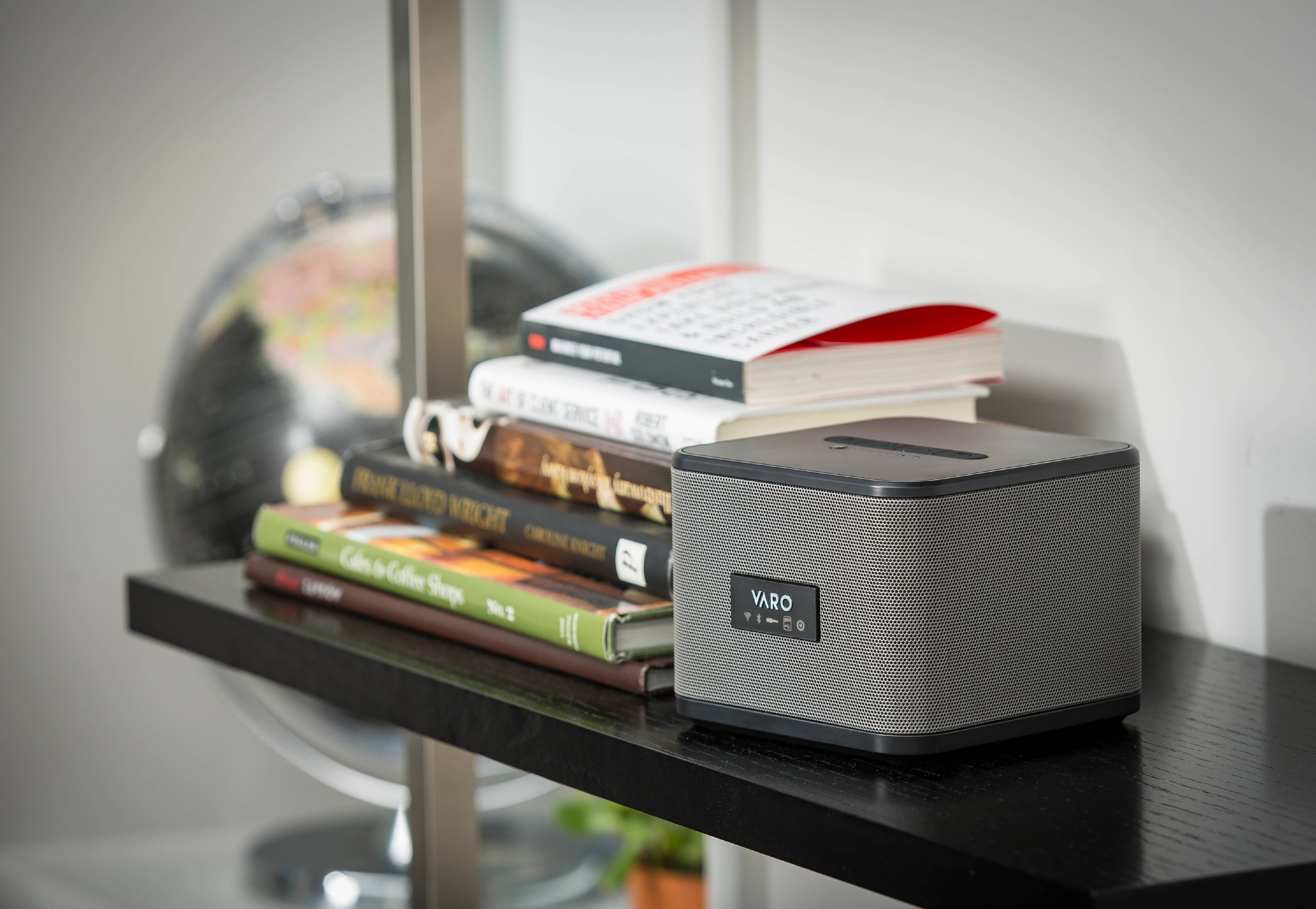 varo portable wifi bluetooth multi room speaker