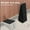 Black, variant on WITYUKE Adjustable Spring Loaded Door Stopper, Stainless Steel Rubber Door Wedge, Non Slip Floor Protector, 95x50x30mm Size for Kitchen and Bathroom Use, Heavy Duty Door Stop Block