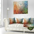 thumbnail image 3 of Designart Board Stained Abstract Art - Abstract Throw Pillow - 16x16, 3 of 5