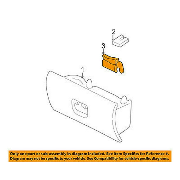 Jeep CHRYSLER OEM 0304 Liberty Glove Compartment BoxLatch Handle