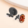 thumbnail image 6 of Basketball Elegant Men's Cufflink Set, for Formal Attire, Made of Stainless Steel, Ideal for Special Occasions, 6 of 6