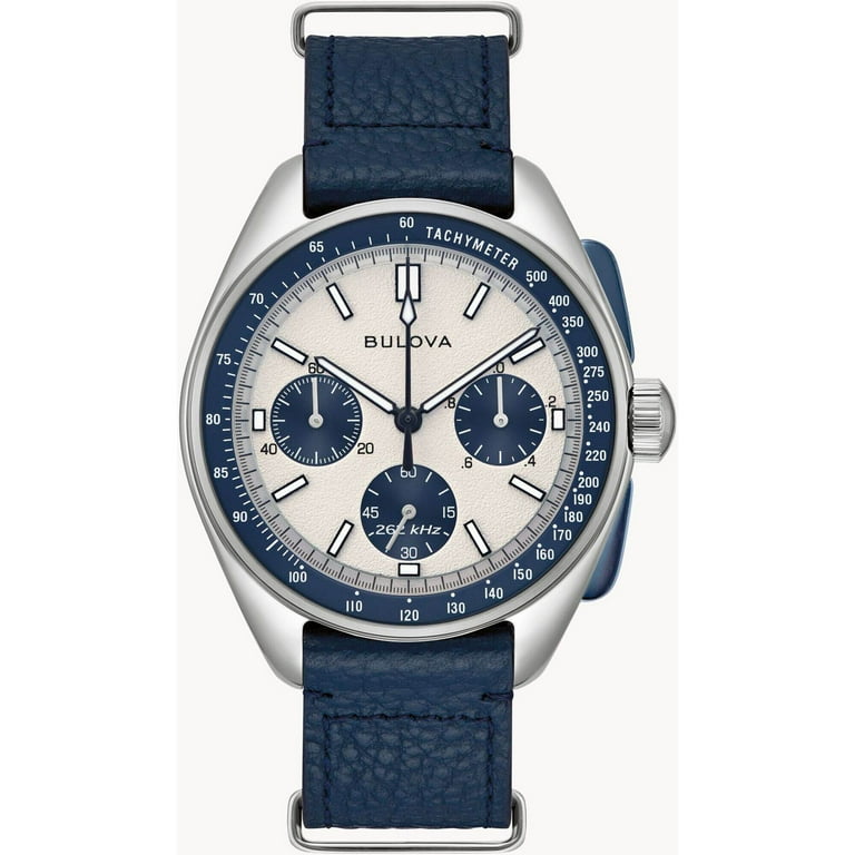 Bulova Lunar Pilot Archive Chronograph, Silver Dial, Sapphire