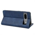 thumbnail image 5 of ELEHOLD for Google Pixel 7 Flip Wallet Case, Slim Shockproof Premium Vintage PU Leather Magnetic Closure Built-in Card Holders Kickstand Function Wallet Purse Case,blue, 5 of 8