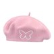 thumbnail image 2 of Boina elegante para mujer, ideal como regalo, bordada, perfecta para vacaciones, viajes y acampadas. Rosa, 2 of 9