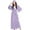 Purple, variant on Lindreshi Robes for Women Fuzzy Women's Winter Warm Nightgown Couple Bathrobe Men and Women and Winter Nightgown
