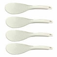 thumbnail image 2 of 5 Pack Chinese Plastic Non-Stick Spoon Paddle White Plastic Sushi Rice Japanese, 2 of 7