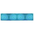 thumbnail image 2 of MYPOP Abstract Bohemian Blue Flower Table Runner Placemat 16x72 inches, Ethnic Floral Mandala Tablecloth for Office Kitchen Dining Wedding Party Home Decor, 2 of 6