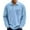 Sky Blue_003, variant on Domuza Men's Corduroy Sweatshirt Stand Collar Casual Quarter Zip Pullover Spring Fall Trendy Relaxed Fit Ribbed Long Sleeve Sweatshirts Khaki S