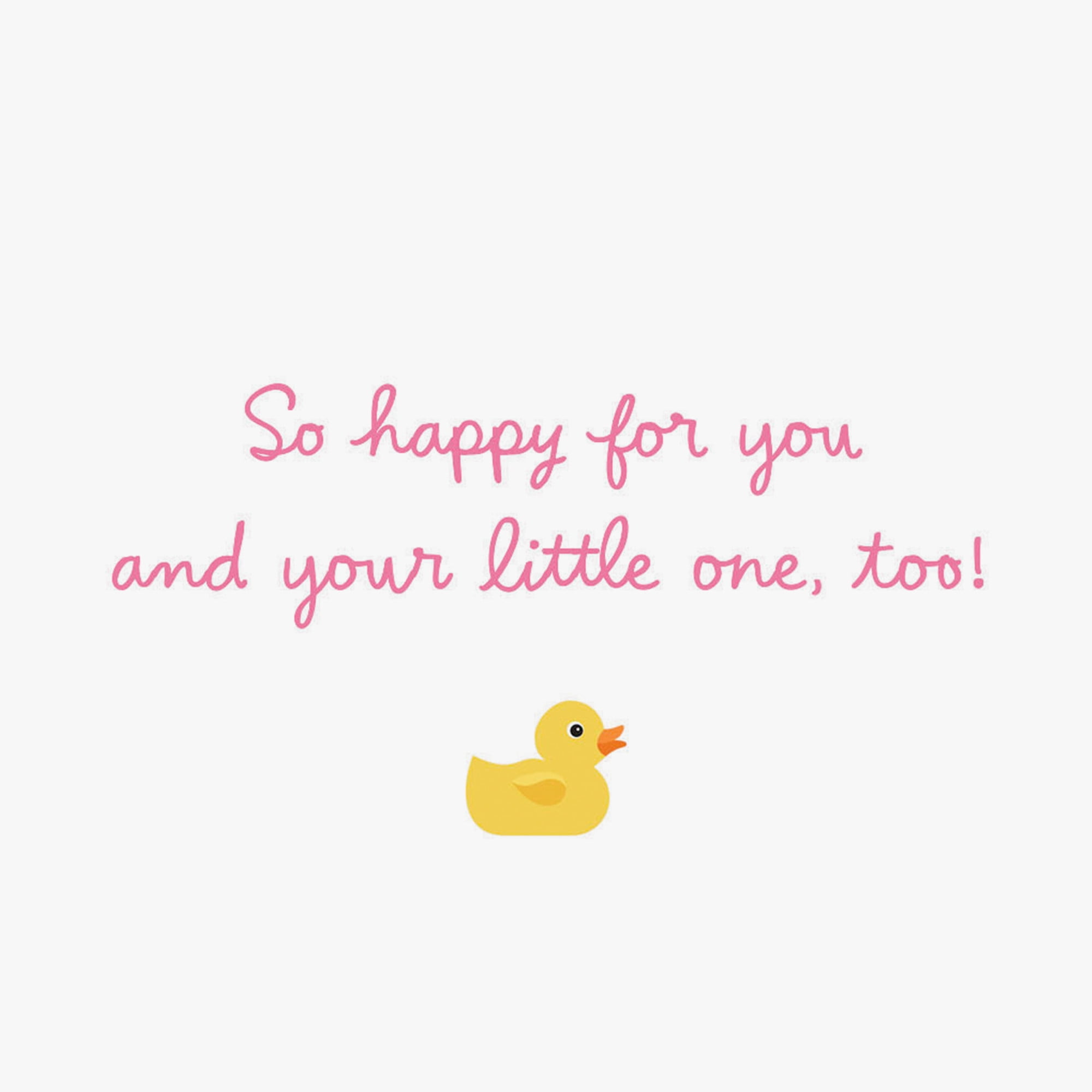 Hallmark New Baby Girl Card (Happy for You and Your Little One)