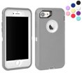thumbnail image 1 of Entronix Funda Resistente para iPhone 7/8, Triple Capa, Resistente a Golpes y con Protección contra Caídas, Color Gris, 1 of 6