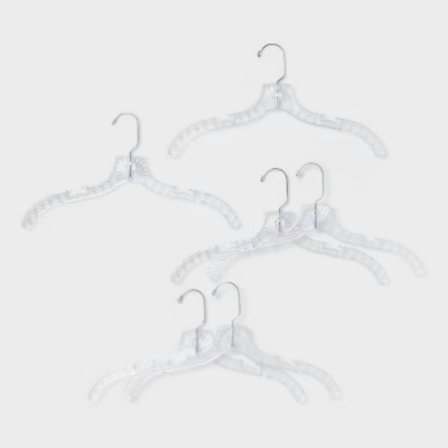 6pk Crystal Dress Hanger - Brightroom