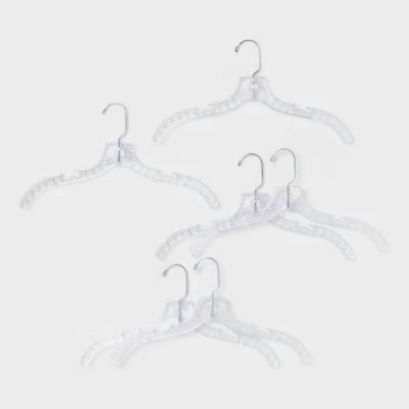 6pk Crystal Dress Hanger - Brightroom