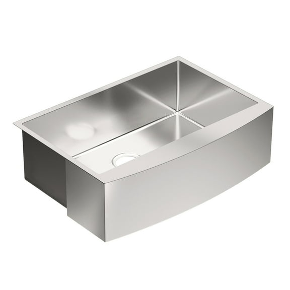 Moen 1800 Series Stainless Steel 30in Rectangle Single Bowl Sink