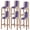 Khaki Purple, variant on Dark Purple Khaki Ombre Bar Stool Cover Set of 2, Modern Abstract Art Gradient Stretch Bar Chair Cover, Removable Washable Pub Counter Stool Chair Slipcover for Kitchen Dining Room Pub Cafe