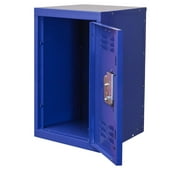 Hallowell Kid Mini Locker, 15"W x 15"D x 24"H, 717 Grand Slam (blue), Single Tier, 1-Wide, Knock-Down