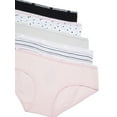 thumbnail image 4 of Maidenform Sweet Nothings Girls Cotton Hipster Underwear, 5-Pack, Sizes (S-XL), 4 of 4