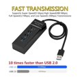 thumbnail image 4 of 4-Port USB 2.0/3.0 Hub High Speed Multi Splitter USB Adapter Expander Cable for Desktop Laptop ,Powerful Charging, 4 of 5