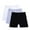 Black;White;Gray, variant on Toddler Kids Bike and Cartwheel Multicolor Breathable Shorts Teen Under Dress Dance Safety Shorts 3Pack for Girls 4-14 Years Old