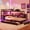 Black+Red, variant on Mintazer Twin LED Gaming Daybed Storage Platform Bed with Charging Station & Integrated Desk Bookshelves and 3 Drawers for Kids Teens, Black+Blue
