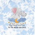 thumbnail image 4 of Inktastic My Nana Loves Me to the Moon and Back Elephant Family Boys or Girls Baby Bodysuit, 4 of 5