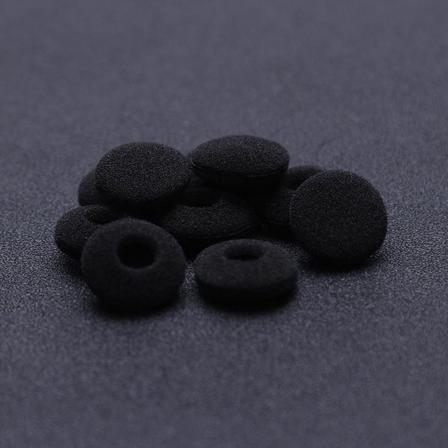 10 Uds. De almohadillas de esponja para auriculares, reemplazo de funda para Audífonos MP3 MP4 (negro) Likrtyny Para estrenar
