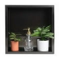 thumbnail image 5 of ALFI brand ABNP1616-BB 16" x 16" Brushed Black PVD Steel Square Single Shelf Shower Niche, 5 of 9