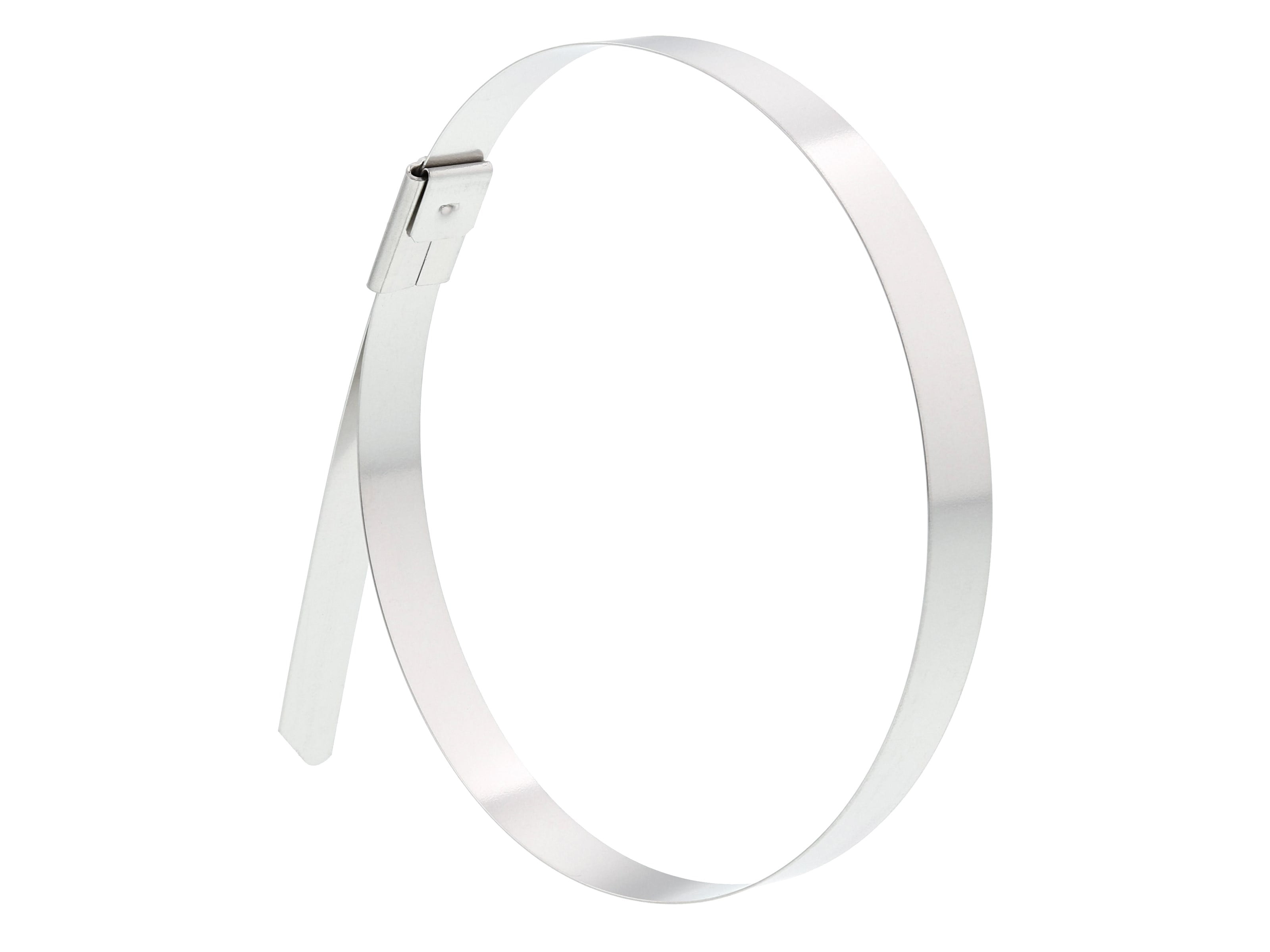 Secure Cable Ties 12 Inch Heavy Duty Stainless Steel Cable Tie - 100 Pack