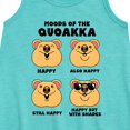 thumbnail image 2 of Instant Message - Quokka Moods - Toddler & Youth Girls A-line Dress, 2 of 5