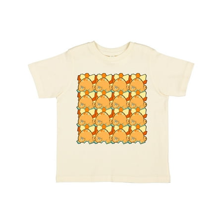 

Inktastic Stegosaurus Orange Dinosaur Pattern Autism Affected Gift Toddler Boy or Toddler Girl T-Shirt