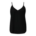 thumbnail image 5 of Aayomet Womens Summer Tops Women's Sleeveless Tank Top Form Fitting Scoop Neck Ribbed Knit Basic Cami Shirts,Black XXL, 5 of 5