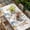 Off White, variant on Happy Easter Table Cloths for 3 Foot Rectangle Tables, Spring Watercolor Bunny Eggs Flowers Beige Patio Waterproof Elastic Fitted Tablecloths, Washable Rectangular Table Cover for Camping