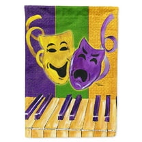 Mardi Gras Flag Canvas House Size