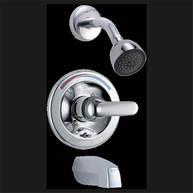 delta push button diverter trim brushed nickel