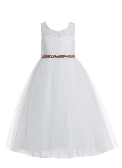 walmart ivory flower girl dresses