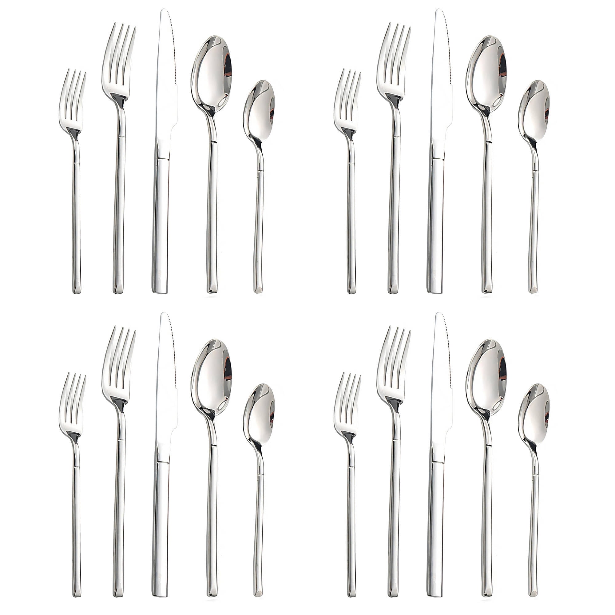 Highend 20Piece Stainless Steel Flatware Set