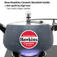 thumbnail image 3 of Grey Aluminium Ceramic Nonstick Pressure Cooker 5 Liters | Induction Inner Lid Cooker, Granite Contura Shaped Cooker, Best Cooker (ICC50), 3 of 4