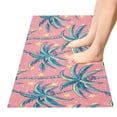 thumbnail image 5 of Retro Vintage Palm Tree Bath Mat 39x20 Non-Slip Bathroom Rugs Absorbent Soft Plush Quick Dry for Tub Shower Kitchen Home Decor, 5 of 8